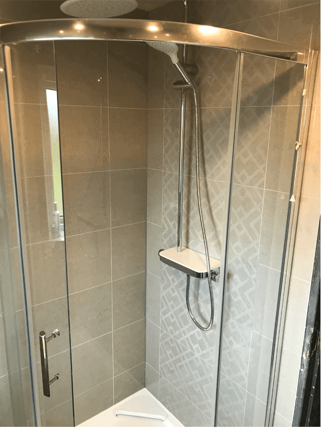 Corner Shower